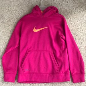 Hot pink Nike sweatshirt